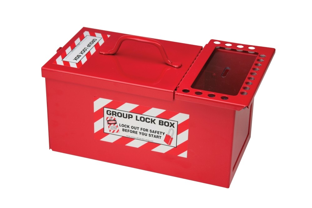 Combined Lock Storage and Group Lock Box Combined Lock Storage and Group Lock Box